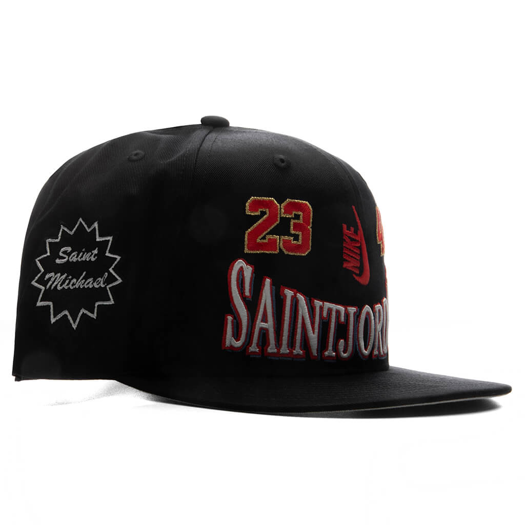 Air Jordan x Saint Mxxxxxx Pro Cap - Black/Challenge Red