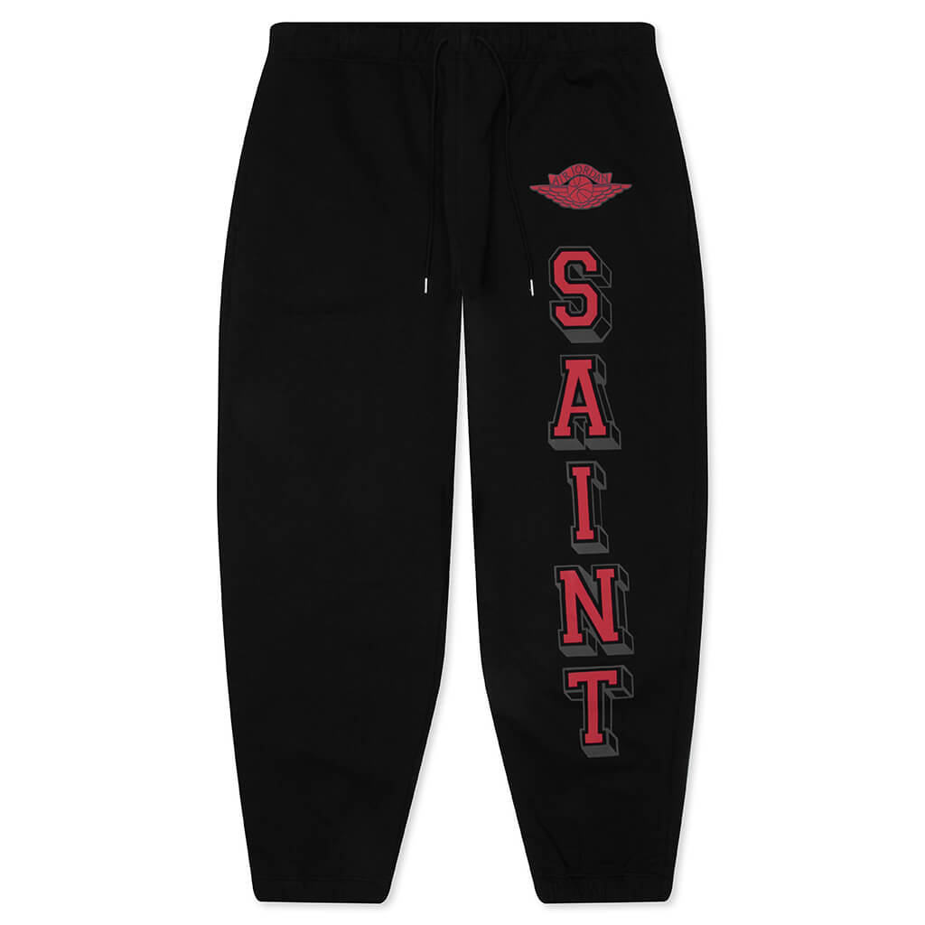 Air Jordan x Saint Mxxxxxx Fleece Pants - Black/University Red