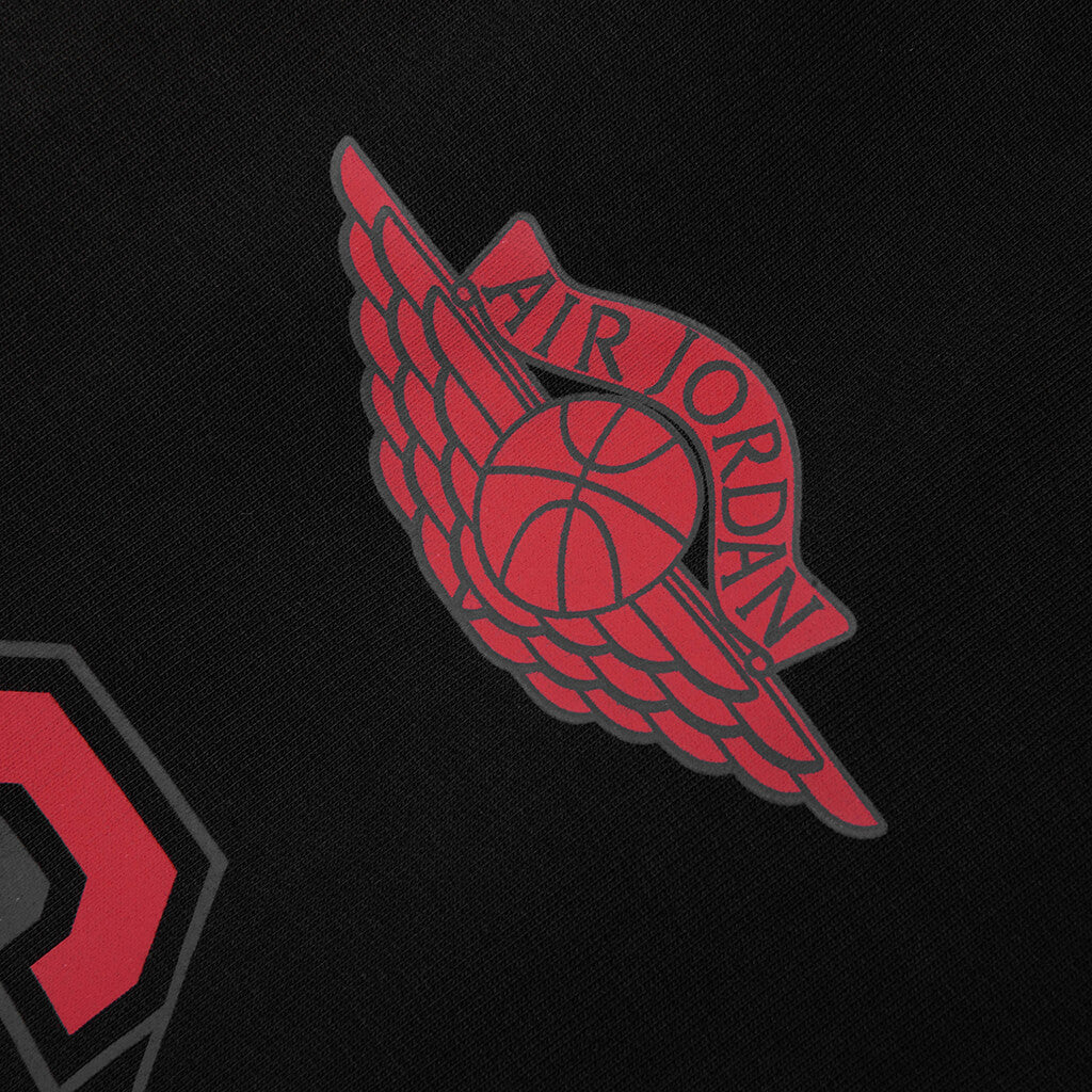 Air Jordan x Saint Mxxxxxx Fleece Pants - Black/University Red