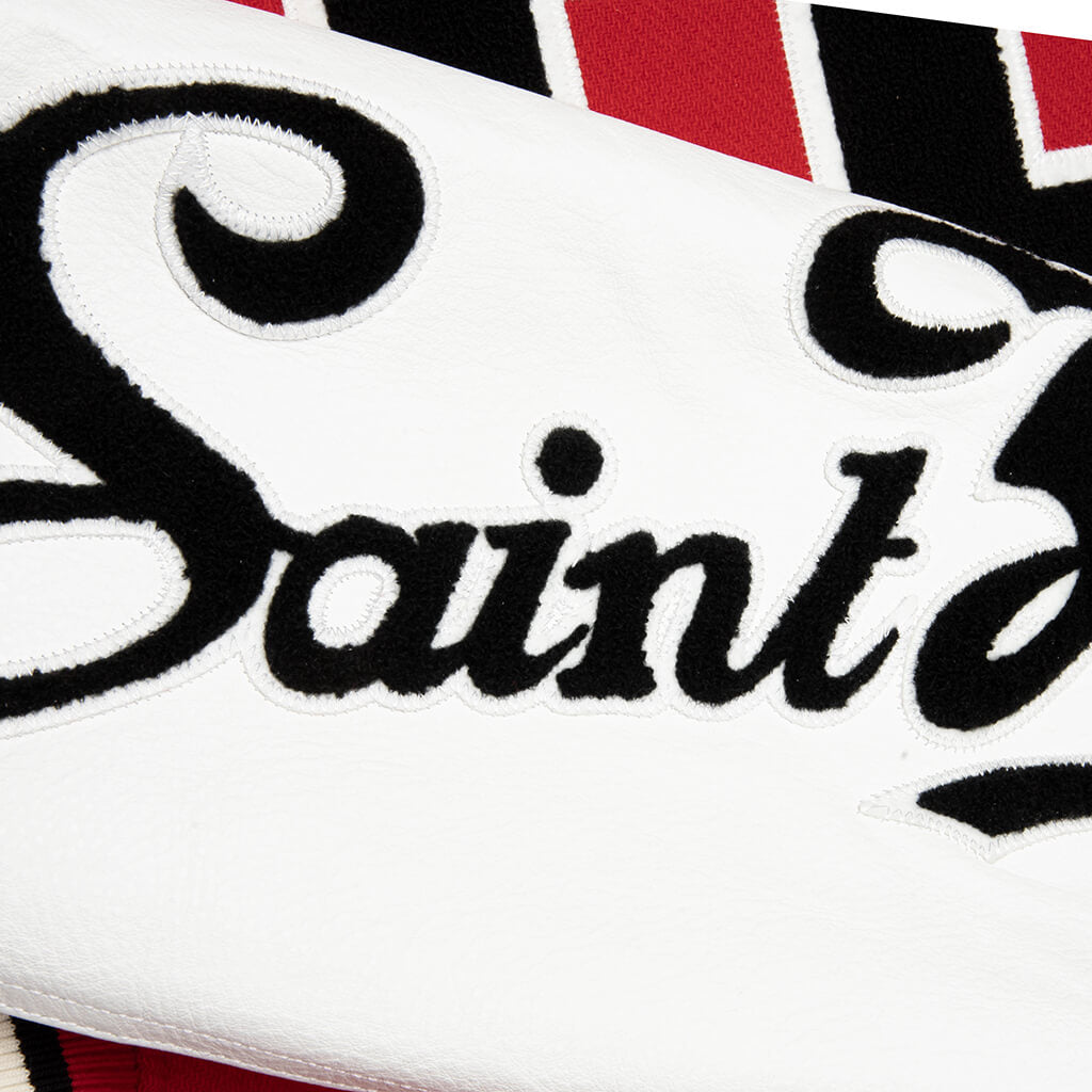 Air Jordan x Saint Mxxxxxx Varsity Jacket - University Red/White/Black