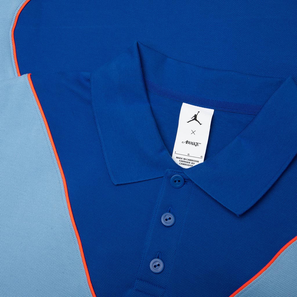 Track Polo - Light Blue/Game Royal/Infrared 23/White