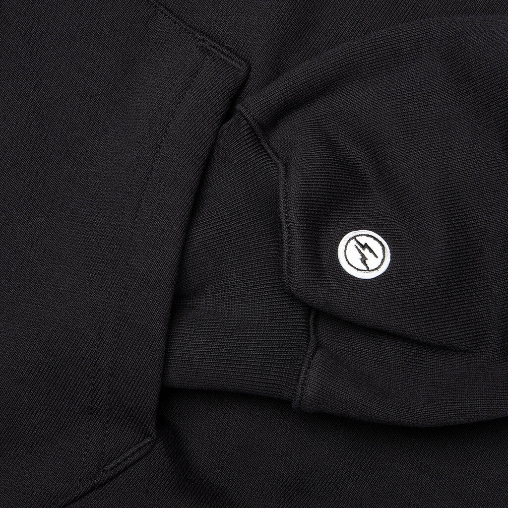 Full Zip Hoodie - Black/Sail