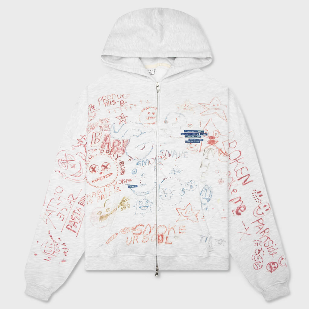 Joshua Tree Double Zip Hoodie - Multi