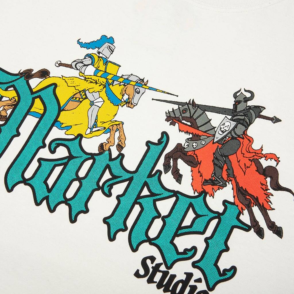 Jousting Duel T-Shirt - Ecru
