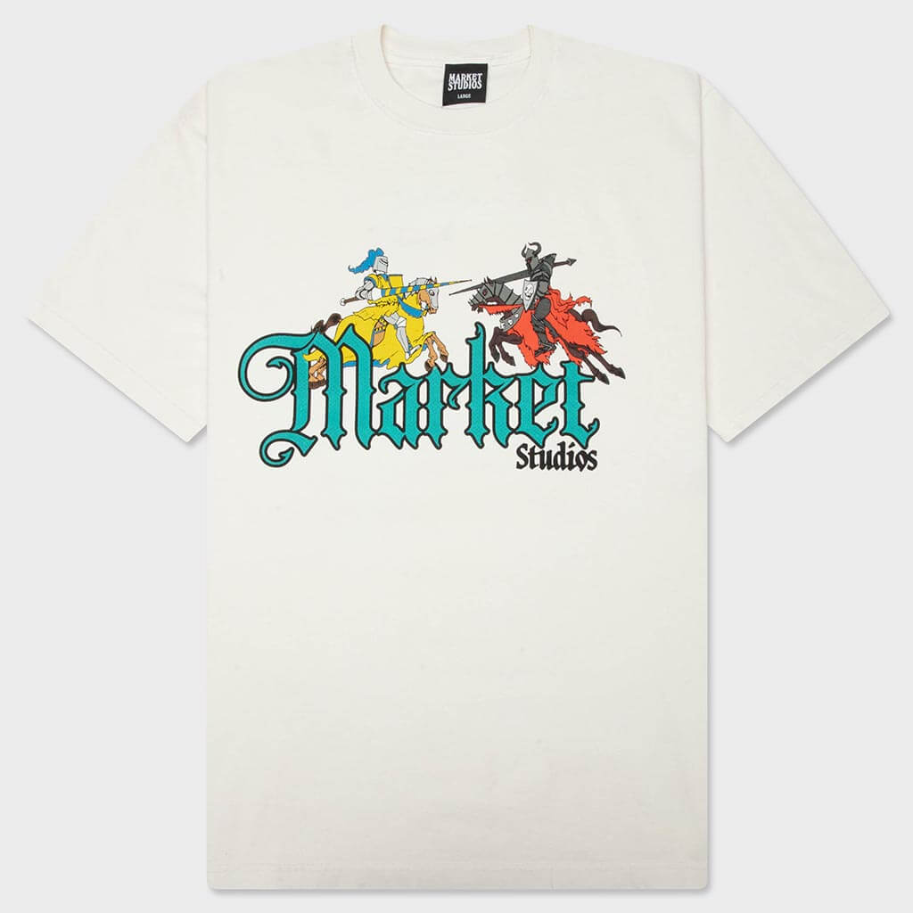 Jousting Duel T-Shirt - Ecru