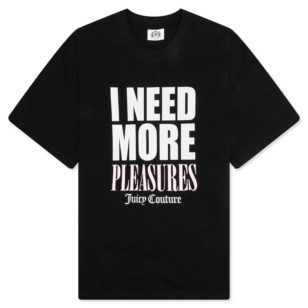 Juicy Pleasures Heavyweight T-Shirt - Black