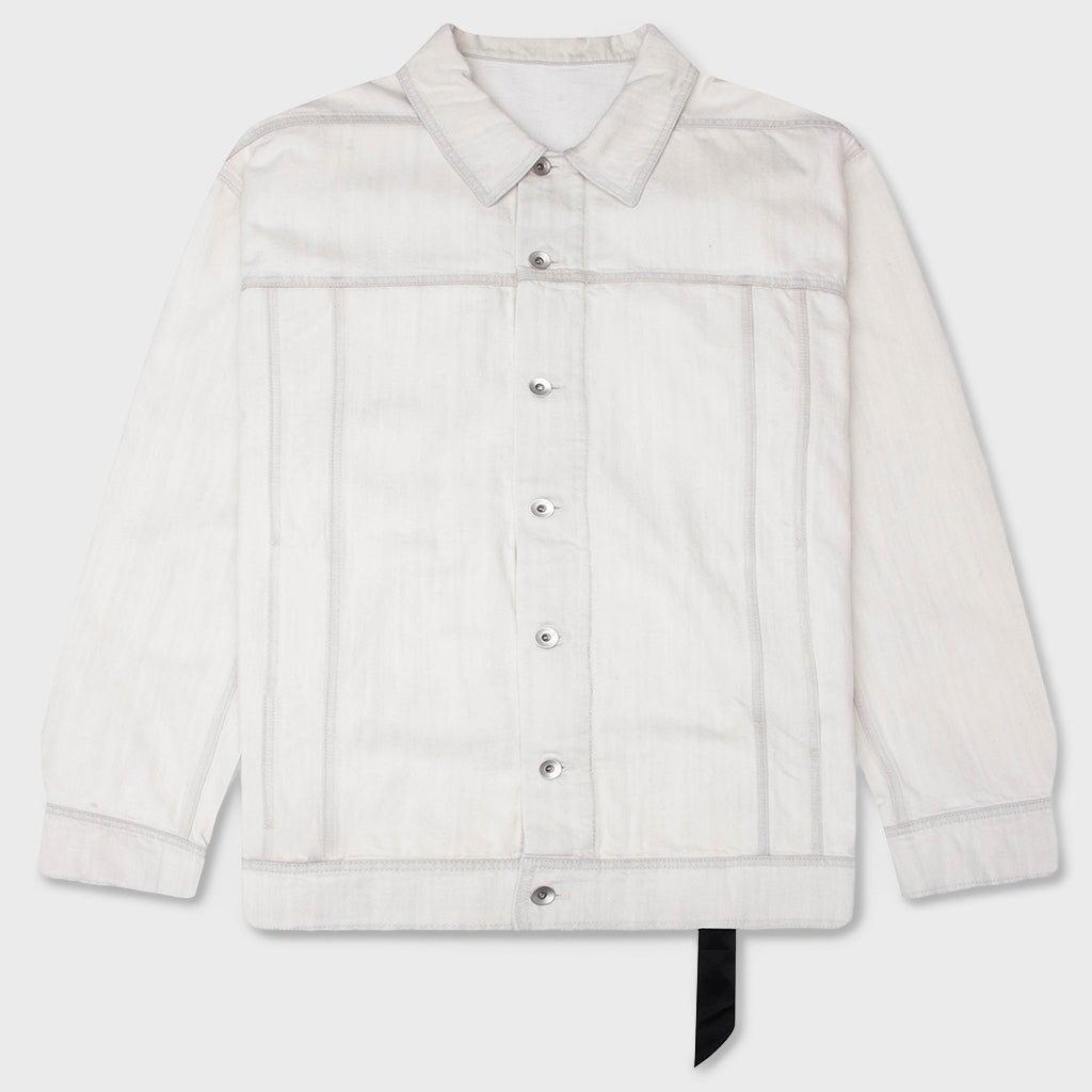 Jumbo Worker Denim Jacket - Milk Wash
