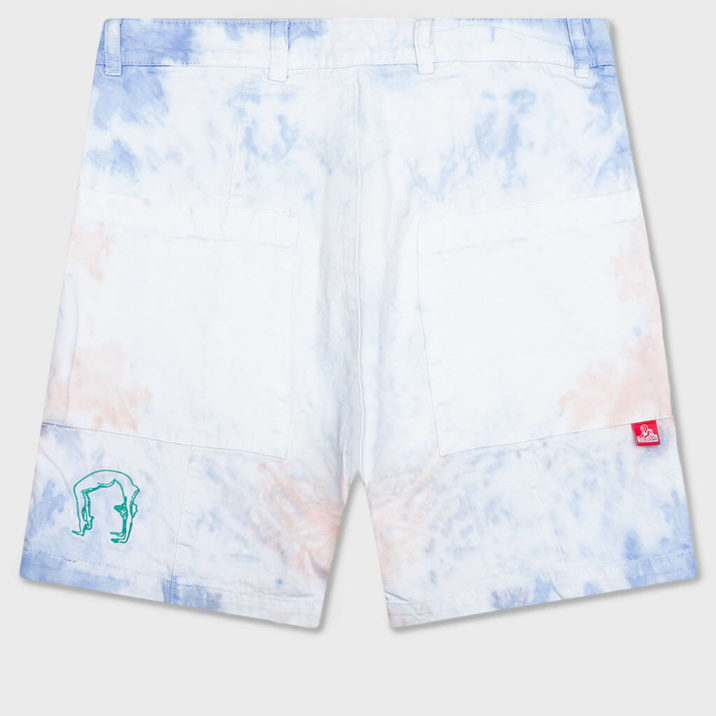 Growth Connection Change Minimal Tie Dye Work Shorts - Multi