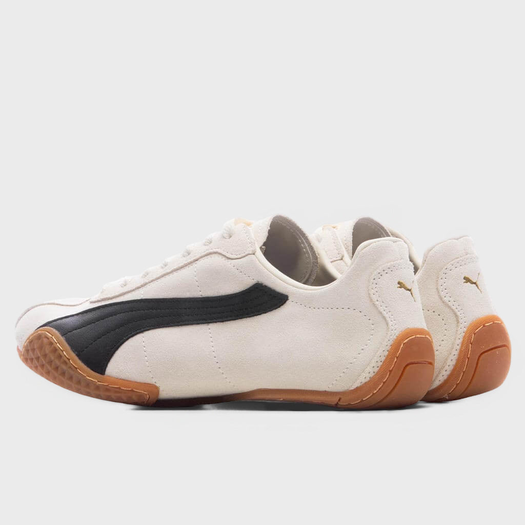 K-Street Ma Suede - Frosted Ivory/Black