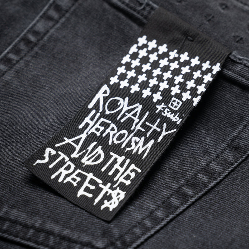 Ksubi Chitch Roadhouse Repair Denim Pant - Black