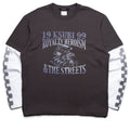 Ksubi Engine Layered L/S Tee - Faded Black