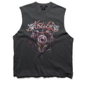 Ksubi Legend Ekcess Cut Off Tank - Charcoal