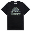 Kid's Logo Tape Bant T-Shirt - Black Smoke/Green