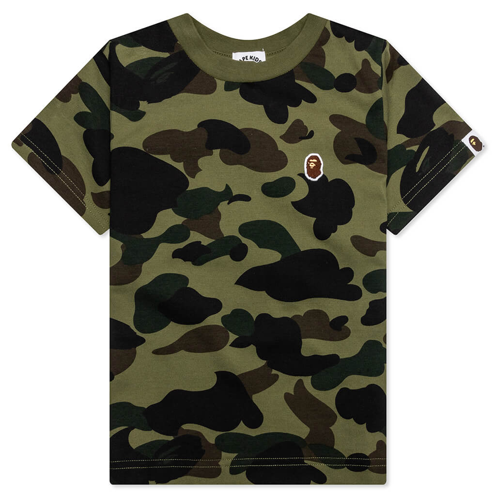 Kid's 1st Camo one Point Tee - Green