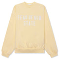 Kid's 90's Fit Fleece Crewneck - Garden Yellow