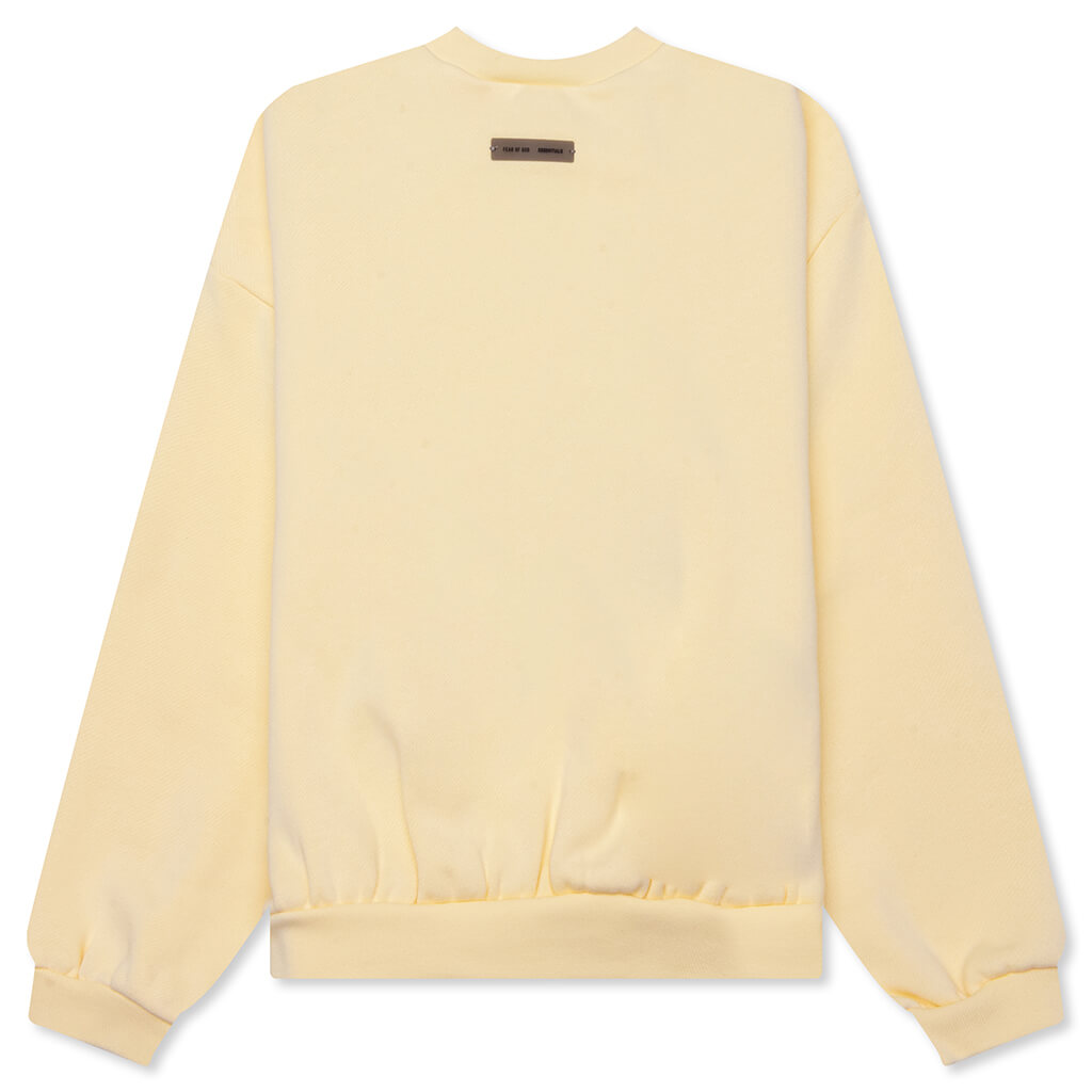 Kid's 90's Fit Fleece Crewneck - Garden Yellow