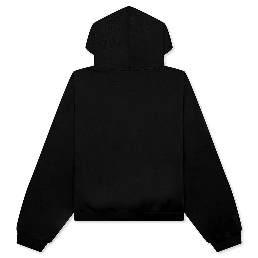 Kid's 90's Fit Fleece Hoodie - Jet Black