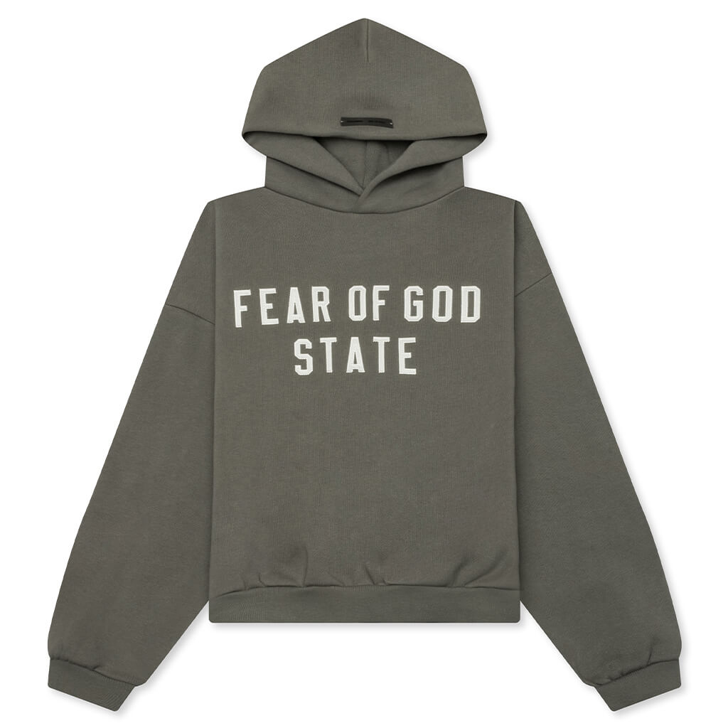 Kid's 90's Fit Fleece Hoodie - Moss