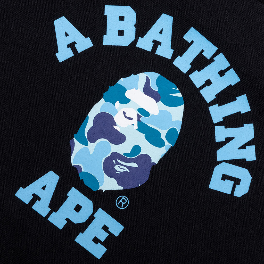 Kid's ABC Camo College Tee - Black/Blue