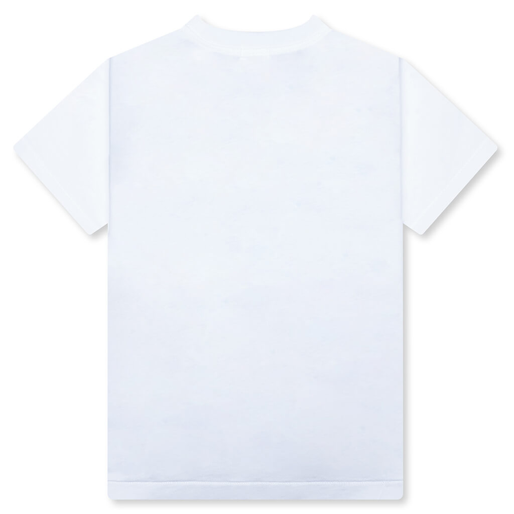 Kid's ABC Camo College Tee - White/Black