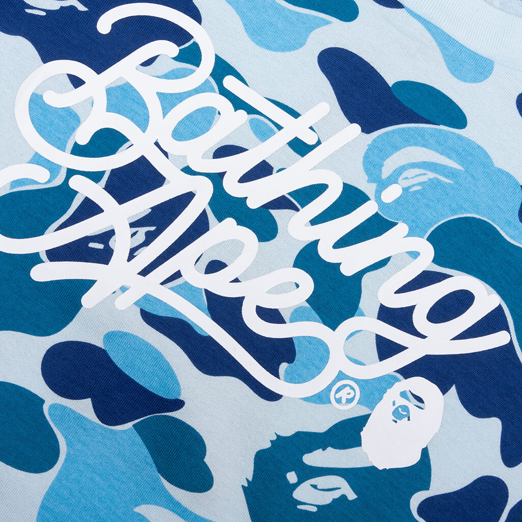 Kid's ABC Camo L/S Tee - Blue