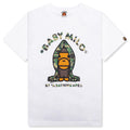 Kid's ABC Camo Milo Hoodie Tee - White/Green