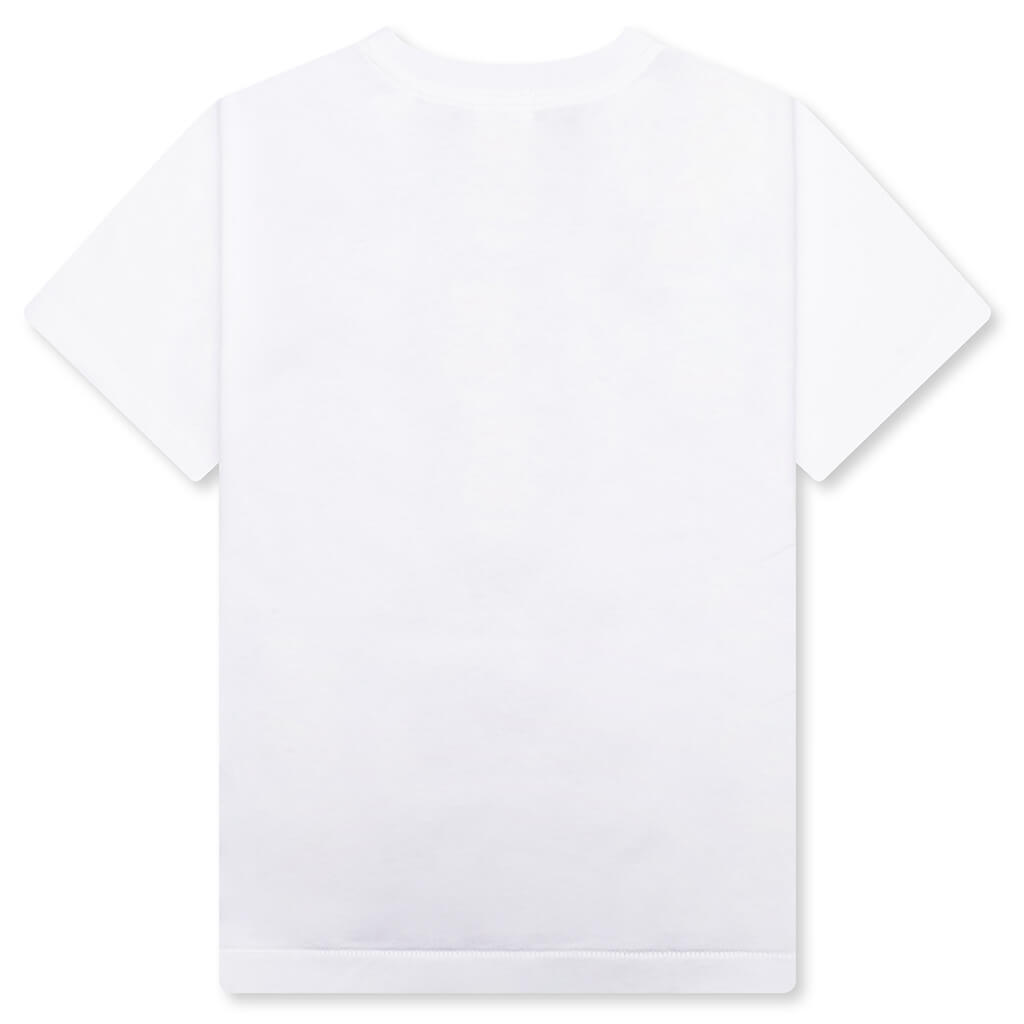 Kid's ABC Camo Milo Hoodie Tee - White/Green