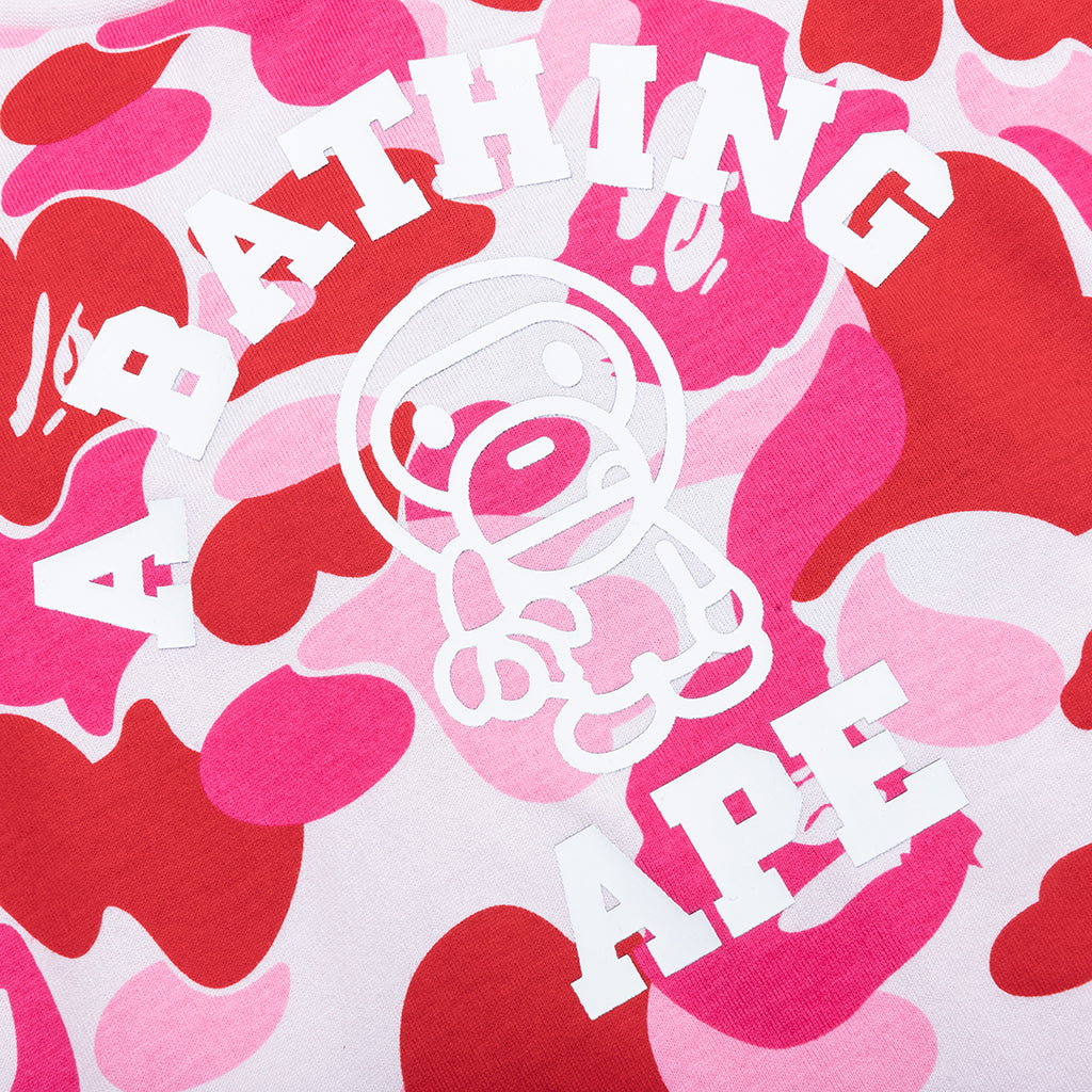 Kid's Abc Camo Baby Milo College Tee - Pink