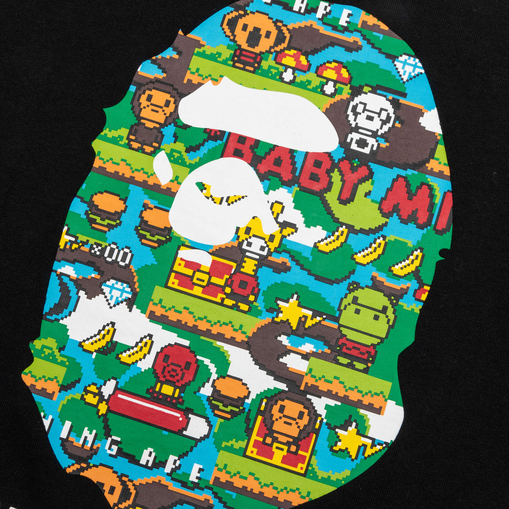 Kid's Baby Milo Game By Bathing Ape Tee - Black