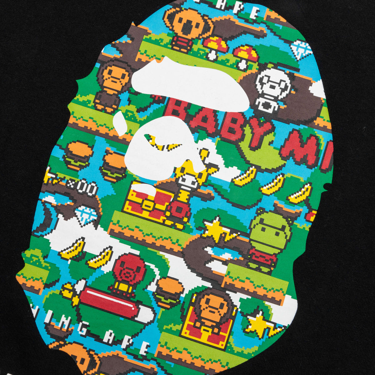 Kid's Baby Milo Game By Bathing Ape Tee - Black