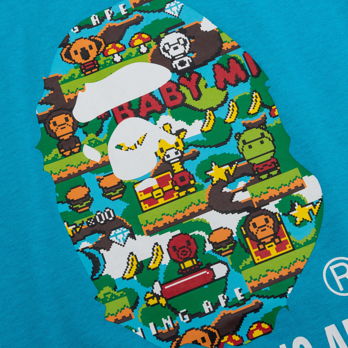 Kid's Baby Milo Game By Bathing Ape Tee - Sax