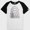 Kid's Baby Milo Raglan Tee - White
