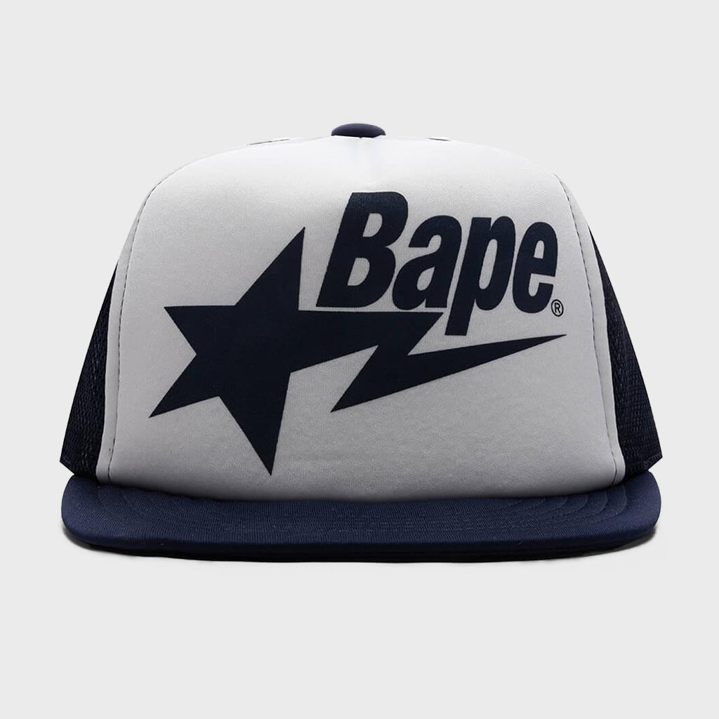 Kid's Bape STA Mesh Cap - Navy