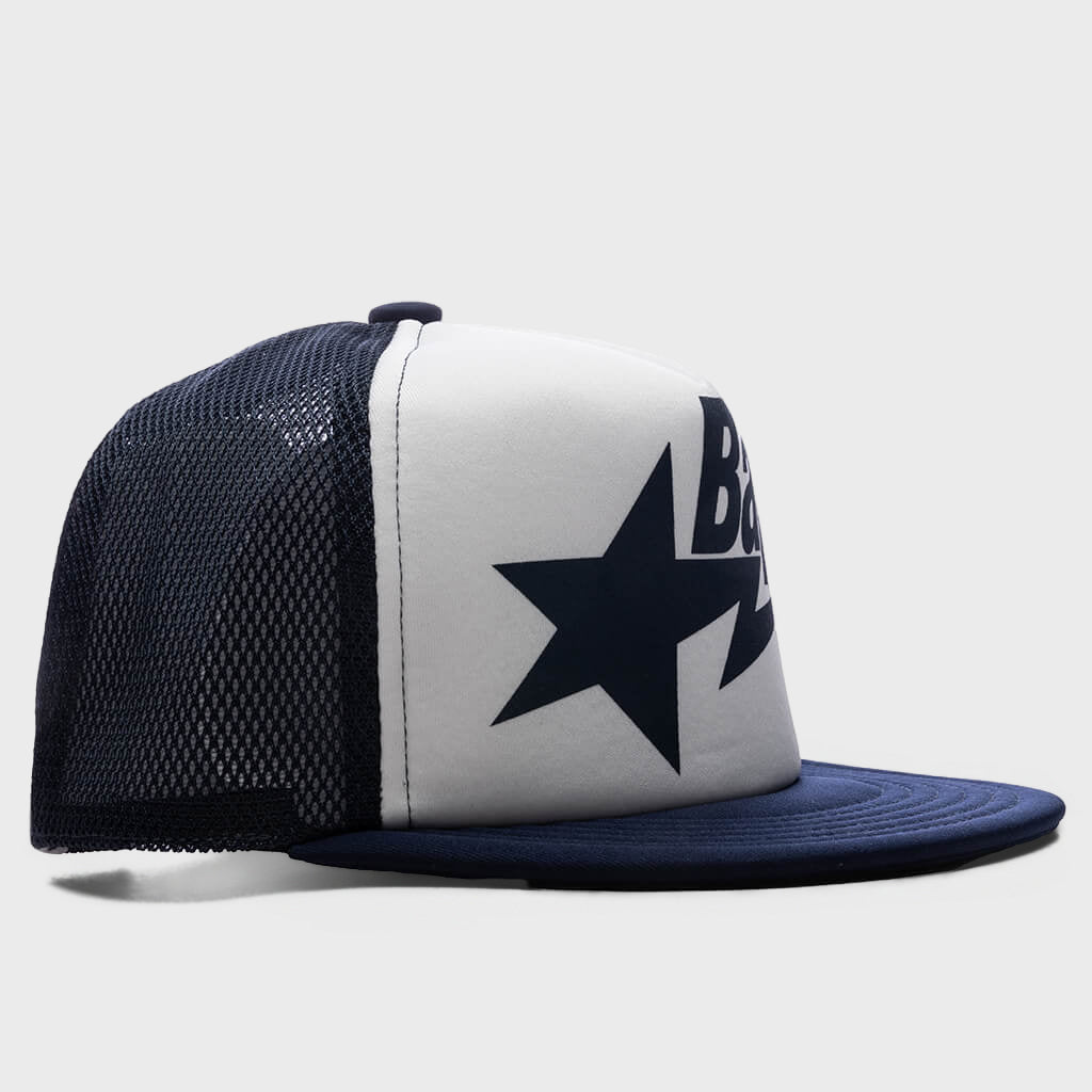Kid's Bape STA Mesh Cap - Navy