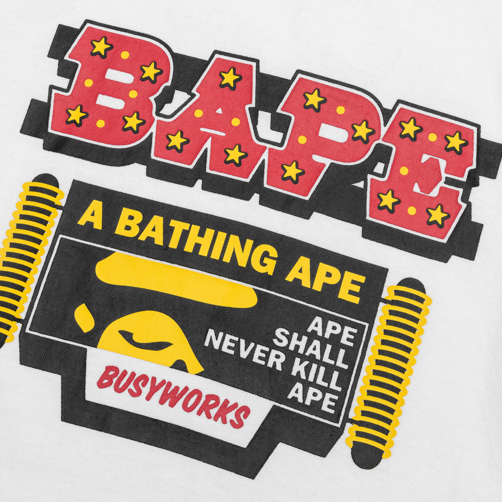 Kid's Busyworks Tee - White