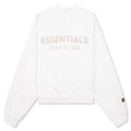Kid's Fleece Crewneck - Cloud White