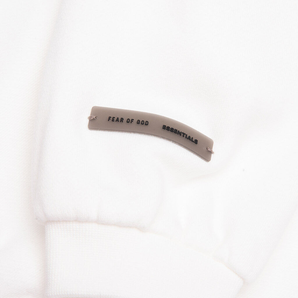 Kid's Fleece Crewneck - Cloud White