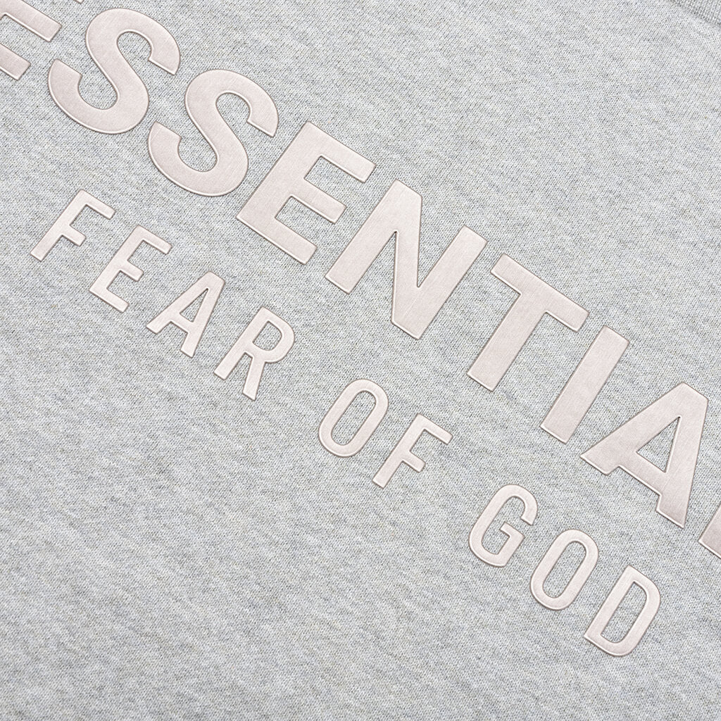 Kid's Fleece Crewneck - Concrete Heather