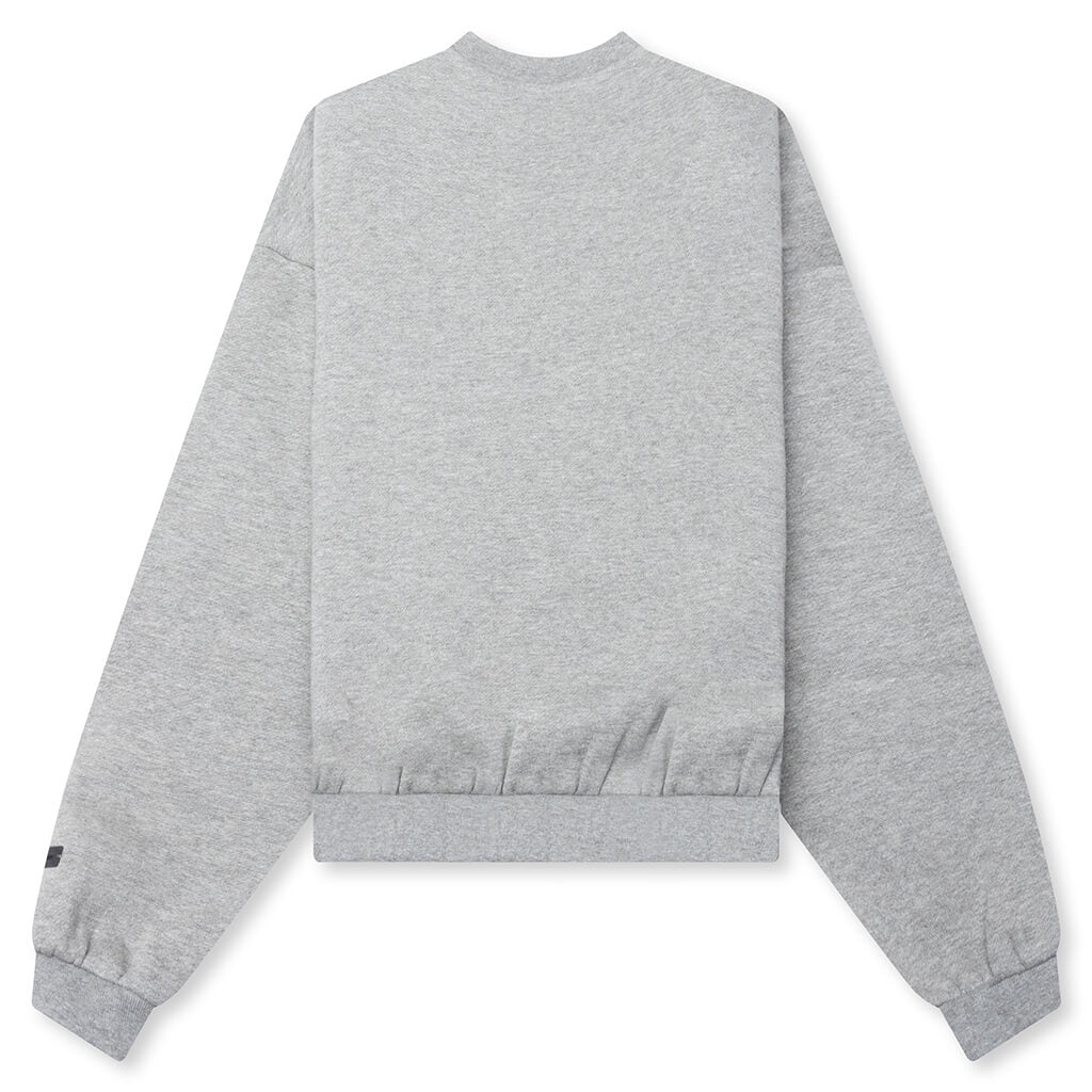 Kid's Fleece Crewneck - Concrete Heather