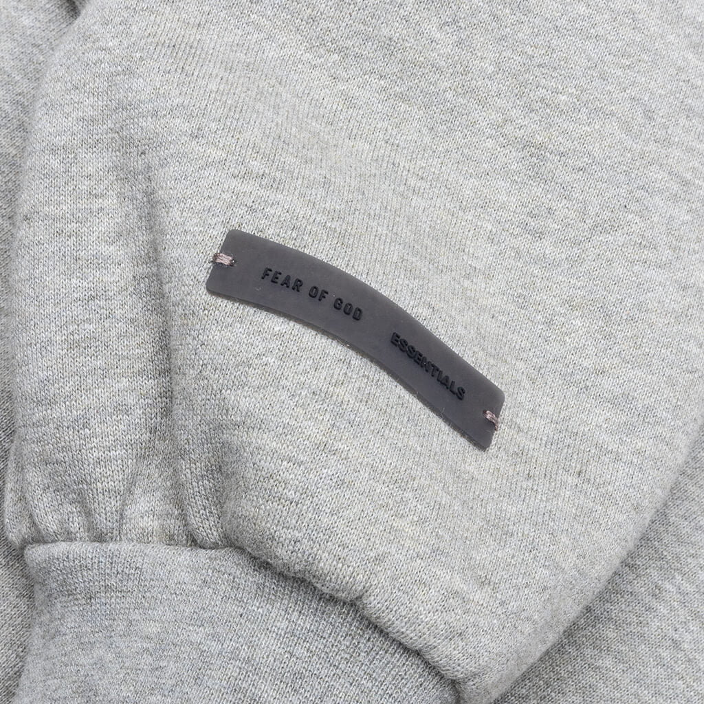 Kid's Fleece Crewneck - Concrete Heather