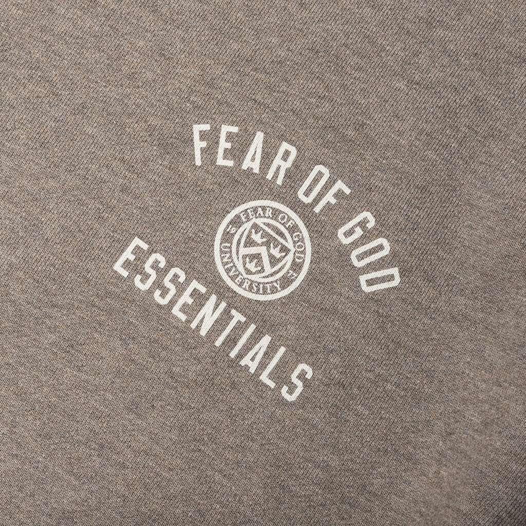Kid's Fleece Crewneck - Heather Gray