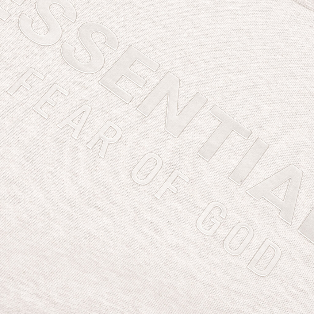 Kid's Fleece Crewneck - Heather Stone