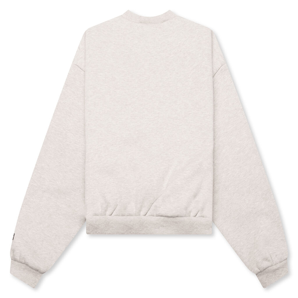 Kid's Fleece Crewneck - Heather Stone