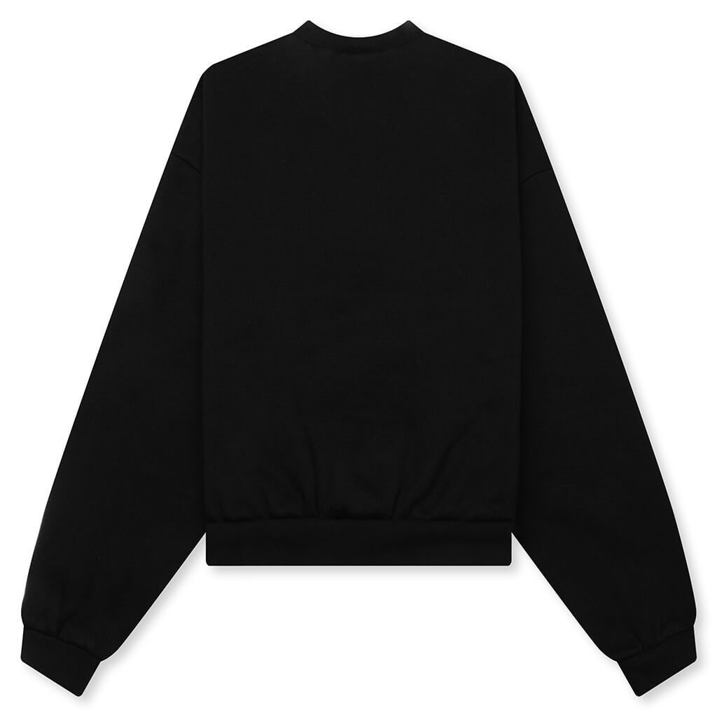 Kid's Fleece Crewneck - Jet Black