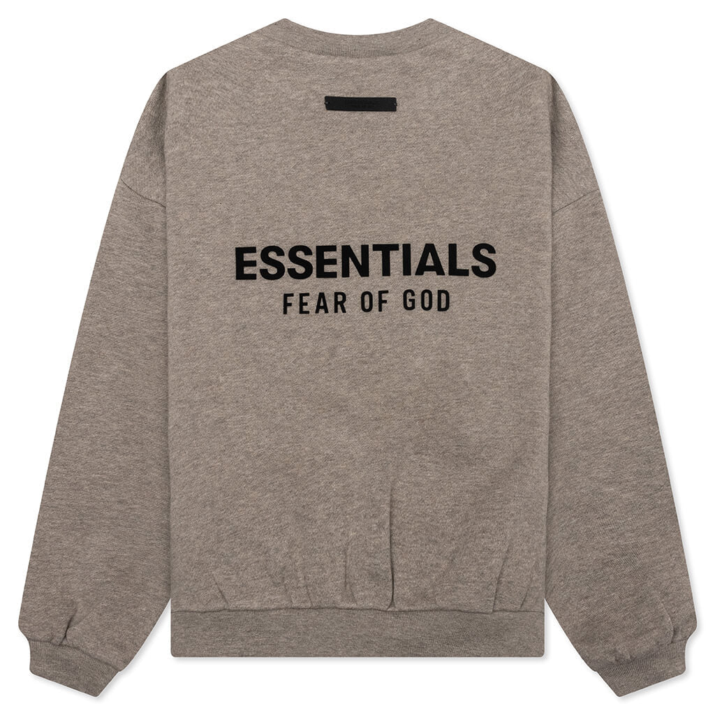 Kid's Fleece Crewneck - Heather Gray