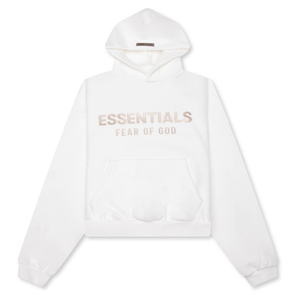 Kid's Fleece Hoodie - Cloud White