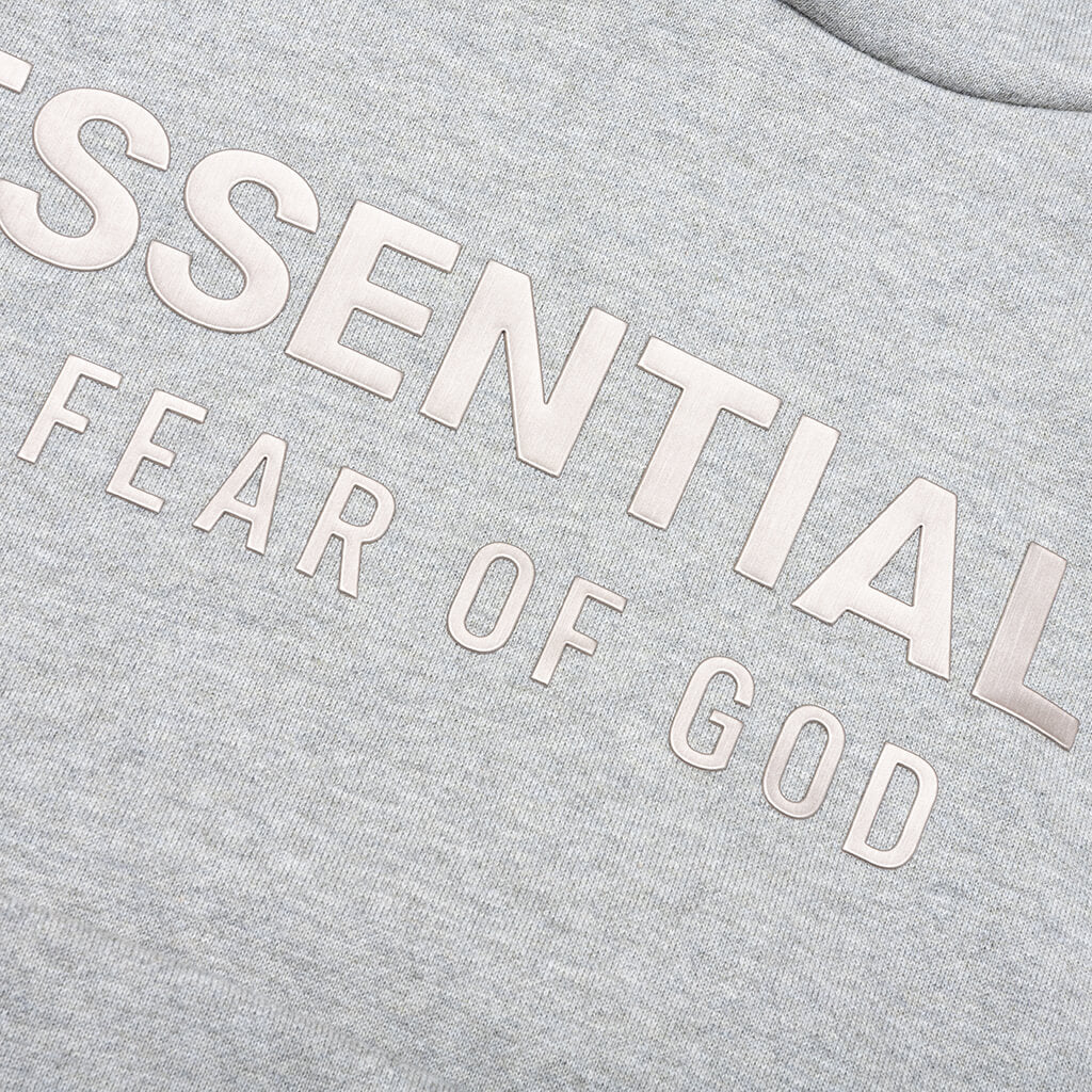 Kid's Fleece Hoodie - Concrete Heather