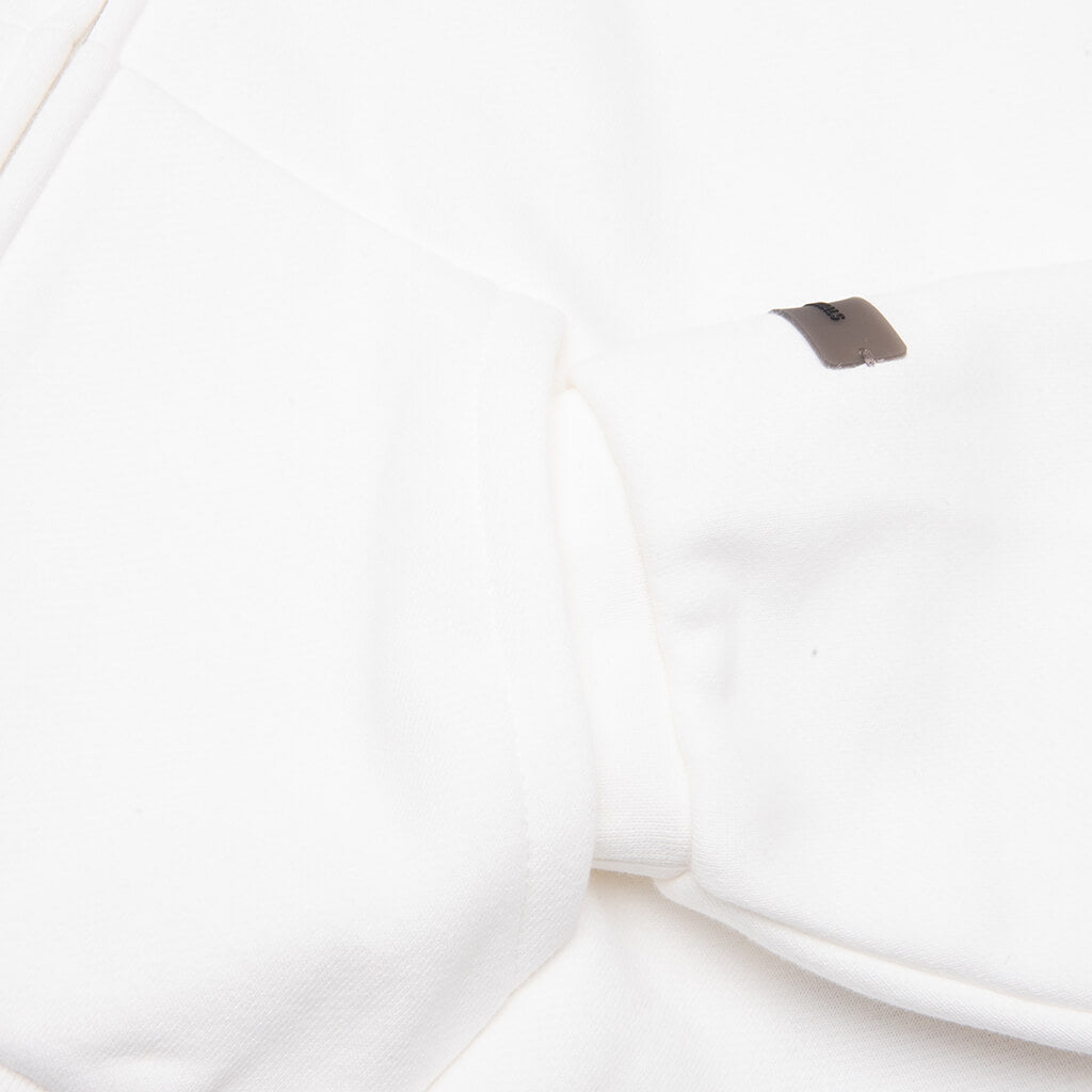 Kid's Fleece Zip-Up Hoodie - Cloud White