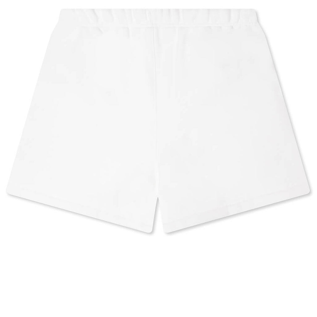 Kid's Fleece Soccer Short - Cloud White