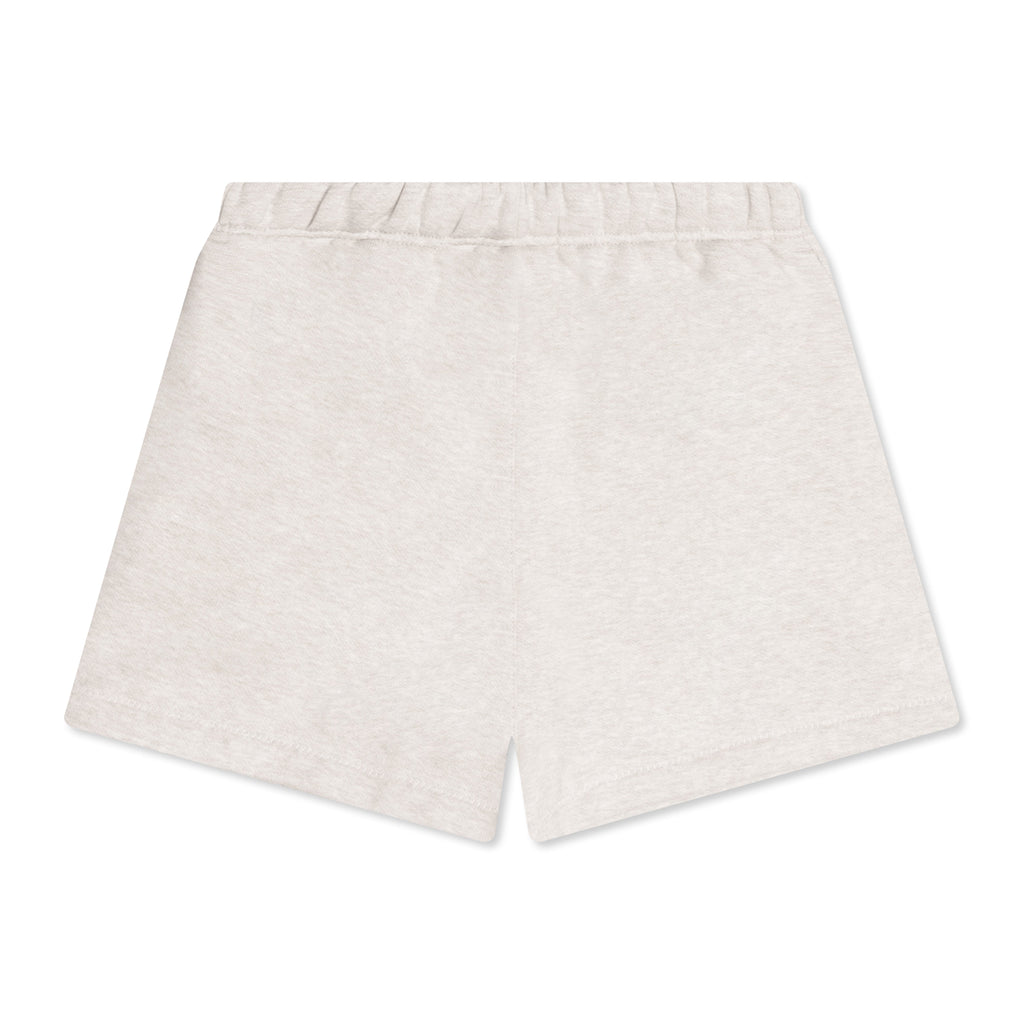 Kid's Fleece Soccer Short - Heather Stone